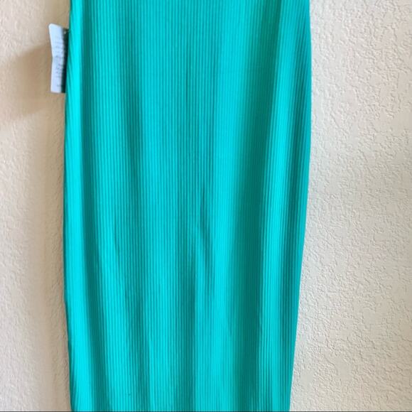 Saylor Teal Malavika Puff Sleeve Dress Size Small - Picture 3 of 14